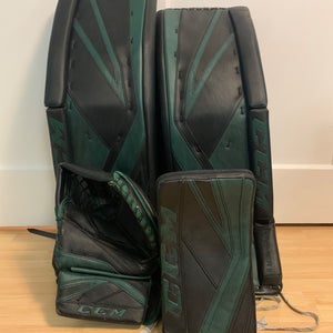 Used 34" CCM Regular Premier II Pro Goalie Full Set