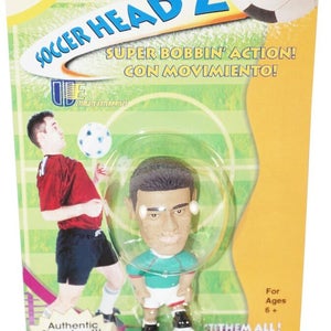 Vintage Rafael Marquez 4" Bobble Toy Figure - Mexico Futbol Soccer Head 2002