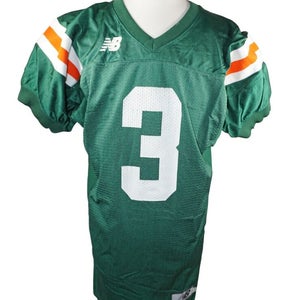 Medium Shirt +2" Extra Long - New Balance Adult Green Football - Team Jersey #3