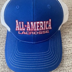 All America American lacrosse hat cap NEW USA