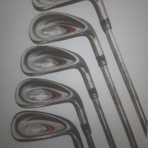 Used Men's Right Handed Iron Set Stiff Flex 5 Pieces Steel Shaft