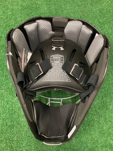 New Adult Under Armour UAHG3A-1 Catcher's Mask (7" - 7 1/2") | Black