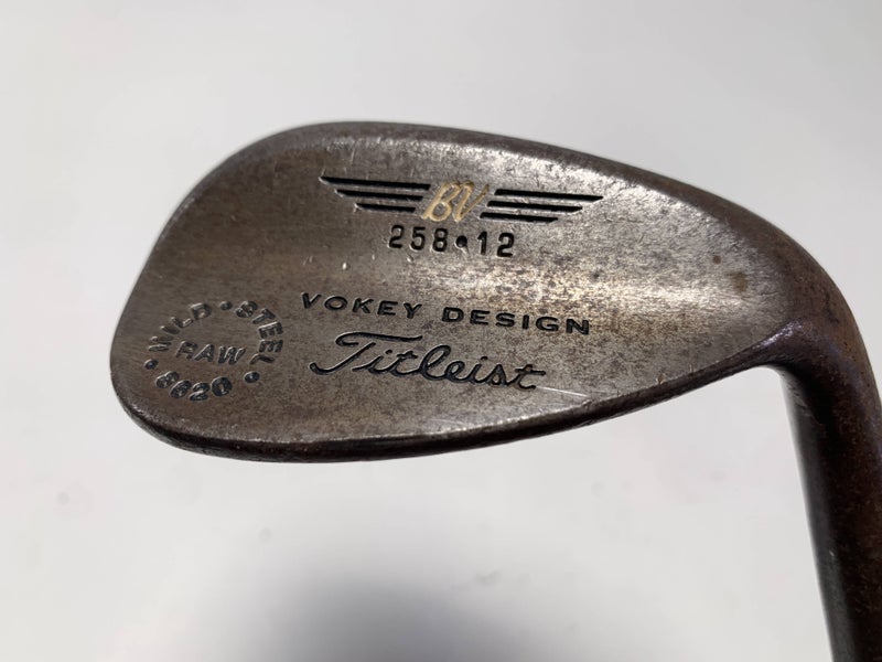 Titleist Vokey Raw Lob Wedge 58* 12 True Temper Dynamic Gold Wedge Steel Mens RH