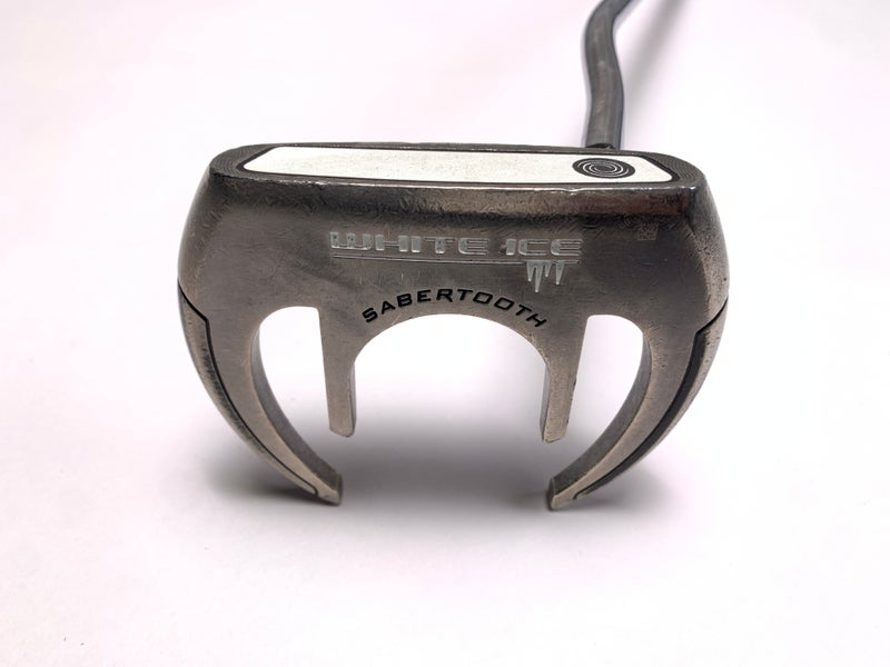 Odyssey White Ice Sabertooth Putter 35" SuperStroke Mid Slim 2.0 Mens RH