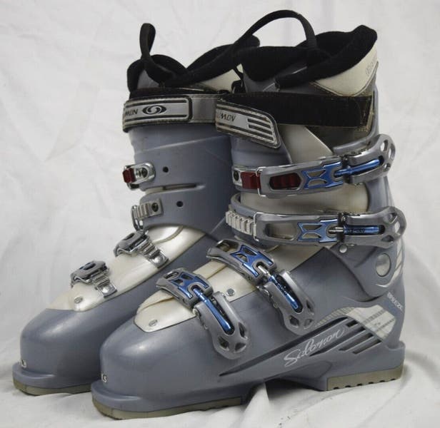 salomon breeze irony ski boots 7.5 Women's 2006 crucial for maintaining control at high speeds and executing aggressive maneuvers SALOMON IRONY BREEZE SKI BOOTS