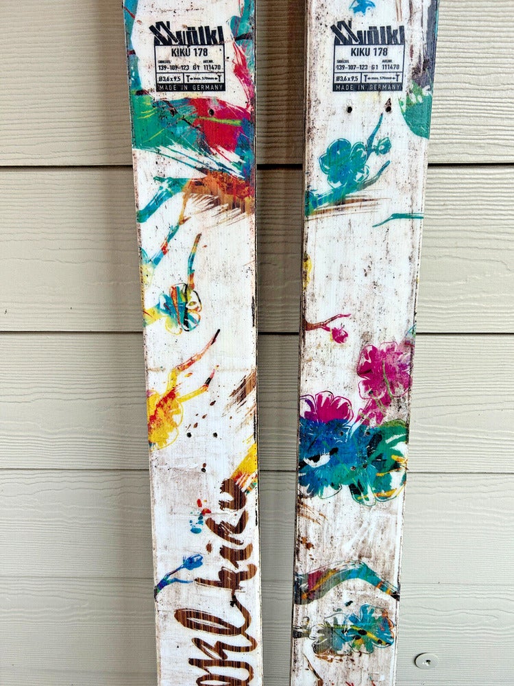 Volkl Kiku Womens Rocker Twin-Tip All-Mountain Powder Downhill