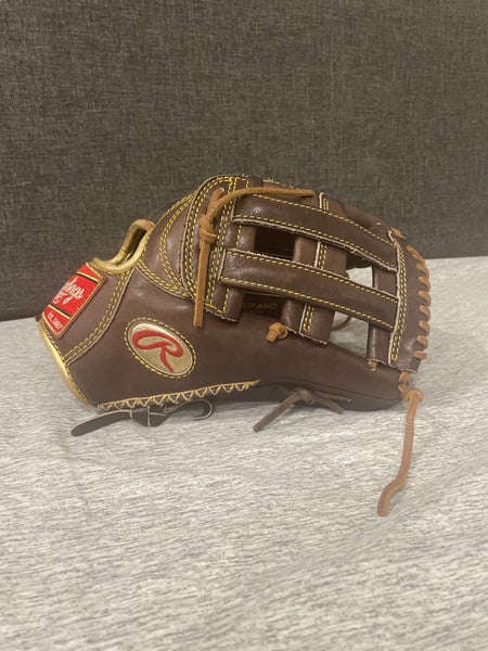 Rare Rawlings Limited Edition 12.75" Outfield Mocha Pro Gold Glove