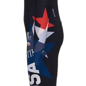 US Ski Team 2023/24 Kappa Non-Padded Suit, Back Zip, Women’s Medium
