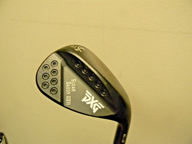 CLEAN PXG SUGAR DADDY MILLED 0311 BLACK 64* LOB WEDGE DYN GOLD 120 STIFF +1/2