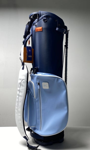 Stitch SL2 Saddle Stand Bag Blue 4-Way Divide Single and Dual Strap Golf Bag NEW