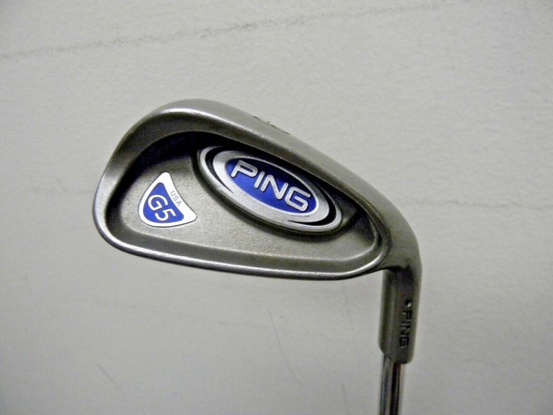 PING G5 8 IRON FACTORY STEEL SHAFT STIFF BLACK DOT