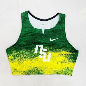 Nike Dri-FIT NSU Digital Fast Airborne Running Crop Top Women's M Green HF0147