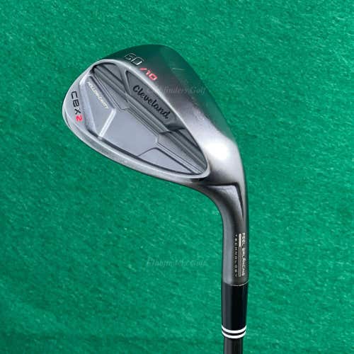 Cleveland CBX 2 Black Satin 60-10 60° Lob Wedge Flex Factory Rotex Graphite