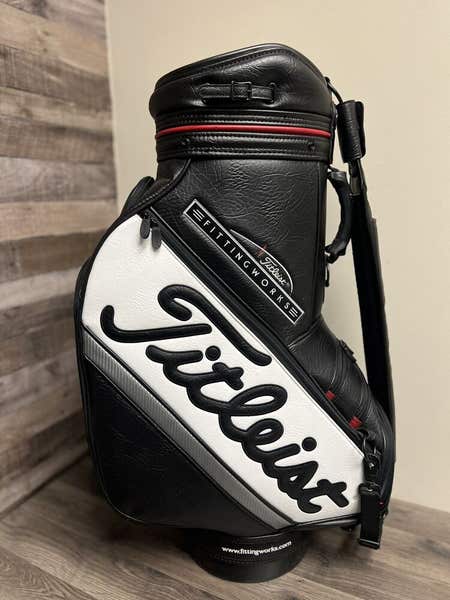 Titleist Fitting Works ゴルフバッグ Titleist Fitting Works Staff Bag 6-Way Divider 7 Pockets Strap