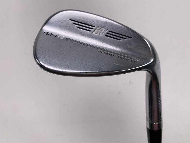 Titleist Vokey SM9 Tour Chrome Gap Wedge 52* 12 F-Grind Wedge Steel Mens RH