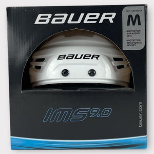 Pro Stock New Small Bauer IMS 9.0 White Hockey Helmet