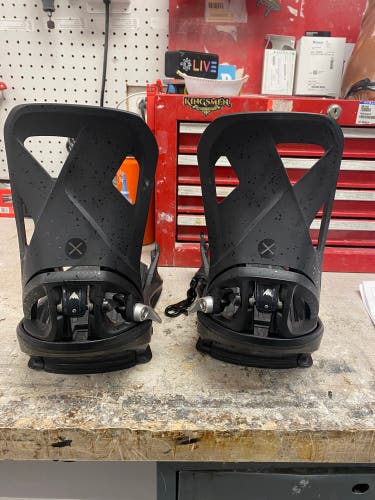 Used Large Burton All Mountain Step On Snowboard Bindings