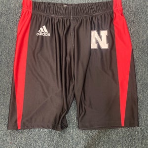 New Adidas Men's Large Custom Nebraska Huskers Track and Field Tight Short