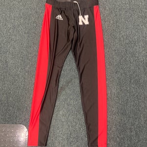 New Adidas Men's Medium Custom Nebraska Huskers Track and Field Long Tight
