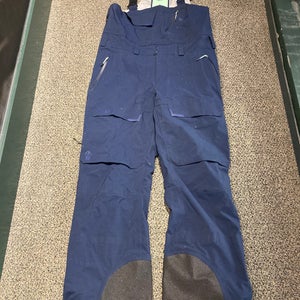 Used Navy Blue Men's XL Trewgear Ski Bib