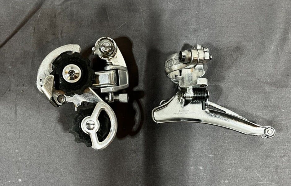 Dérailleur avant Shimano 600ex Arabesque FD-6200 - Les Mains Dans Le Guidon Wazemmes