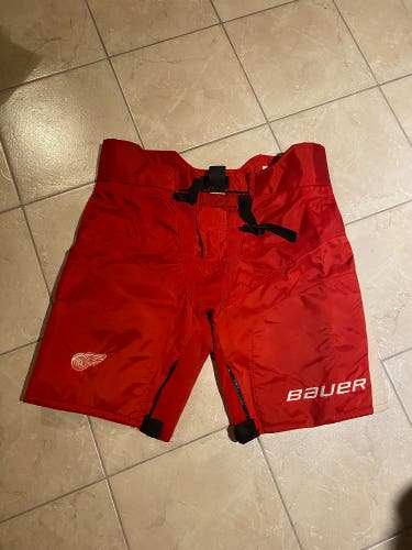 Pro Stock Detroit Red Wings XL Bauer Supreme Pant Shell