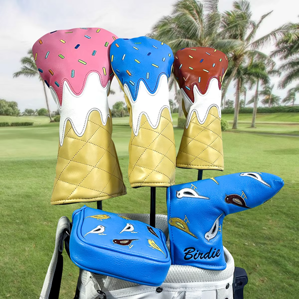 Whimsical Ice Cream Golf Club Headcover
