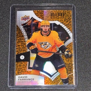 David Farrance Nashville Predators 2021-22 NHL Allure Leopard Print Rookie #136