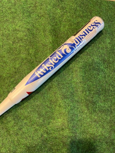 White New 2025 DeMarini Twisted Mistress V2 Slowpitch Bat (-10) Composite 24 oz 34"