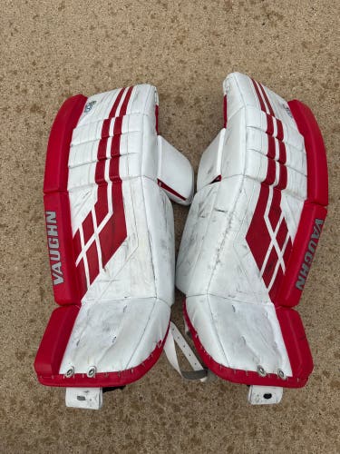 Used  Vaughn Velocity VE8 Goalie Leg Pads