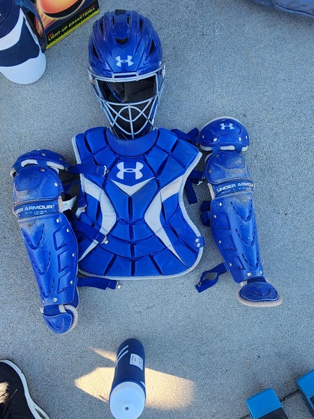Used Under Armour Catcher's Set