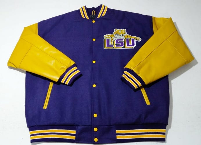 LSU Tigers Purple /yellow Adult Unisex XXXL Jacket
