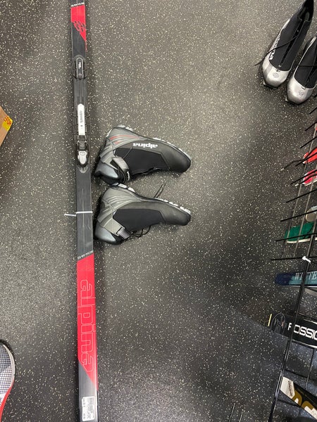 Used Alpina With Bindings Cross Country Skis