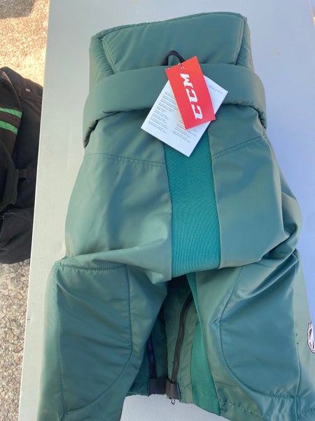 CCM HP70 Pro Stock Hockey Pants Large Green Minnesota Wild 11901