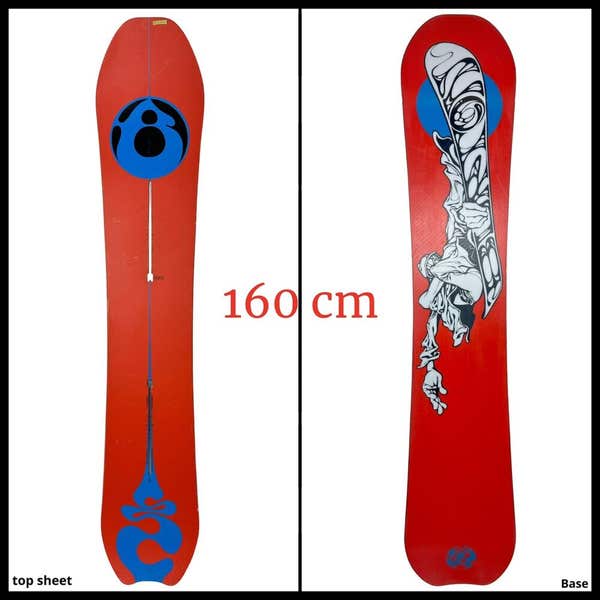 2257 Burton Deep Thinker Directional Camber Mens Snowboard 160 cm