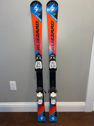 Used 122CM Blizzard SL With Bindings Titanium SL  Skis