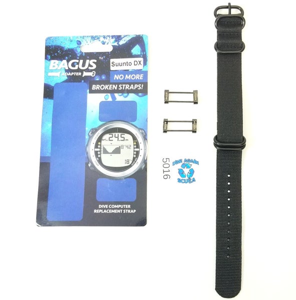 Suunto D9tx Wrist Strap Scuba Dive Computer Watch Band, Stainless Steel Adapters