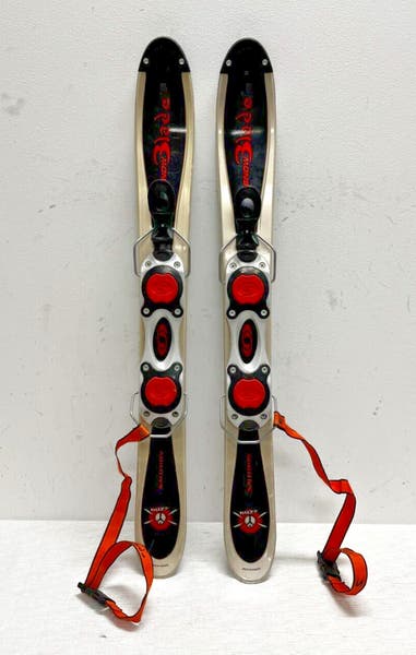 Salomon Snowblade Buzz 90cm Twin-Tip Trick Skis EXCELLENT Fast
