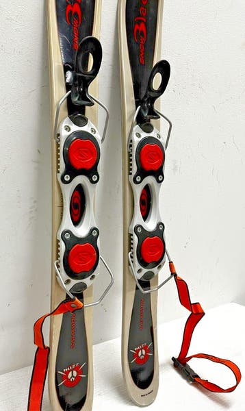 Salomon Snowblade Buzz 90cm Twin-Tip Trick Skis EXCELLENT Fast