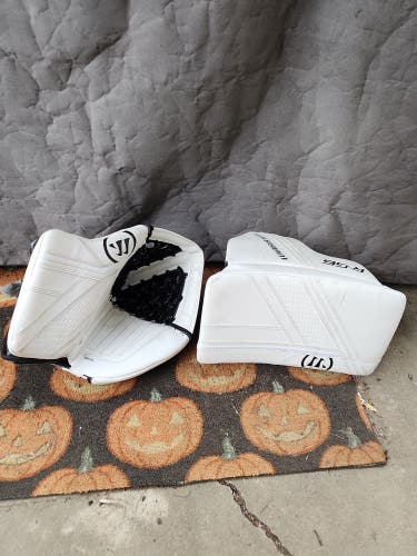 Warrior Ritual G6 E+ Goalie Glove and Blocker