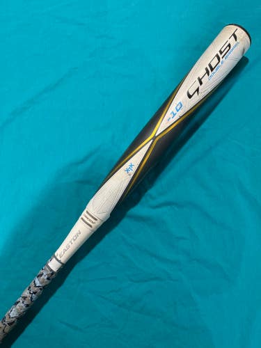 Gray Used 2020 Easton Ghost Bat (-10) Composite 22 oz 32"