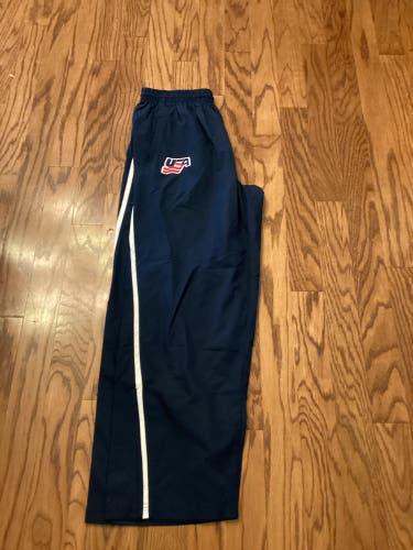 USA Hockey Blue Nike Track Pants