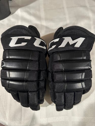 Pro Stock Black CCM HG97 Hockey Gloves-14"
