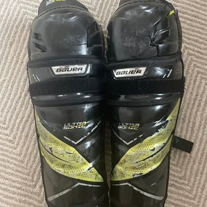 Used Intermediate Bauer 14"  Supreme ultrasonic Shin Pads