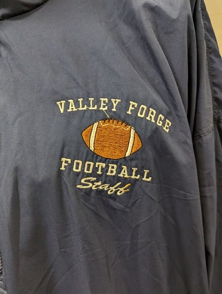 Vintage Valley Forge Football Staff Reebok 1/4 Zip Jacket XL