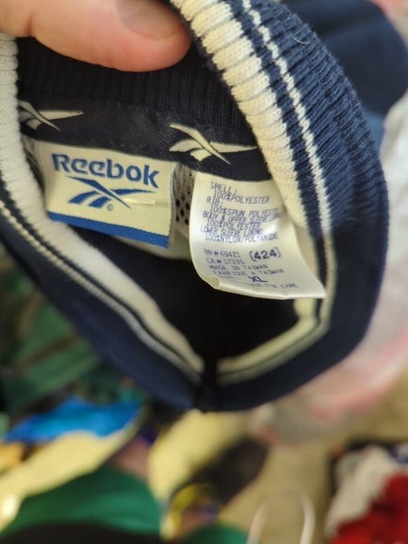 Vintage Valley Forge Football Staff Reebok 1/4 Zip Jacket XL