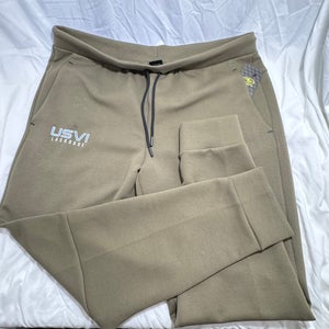 USVI Lacrosse Army Green XL Jogger Sweatpants