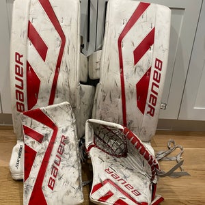 Used 30+1 Bauer Supreme One7 Regular Goalie Full Set