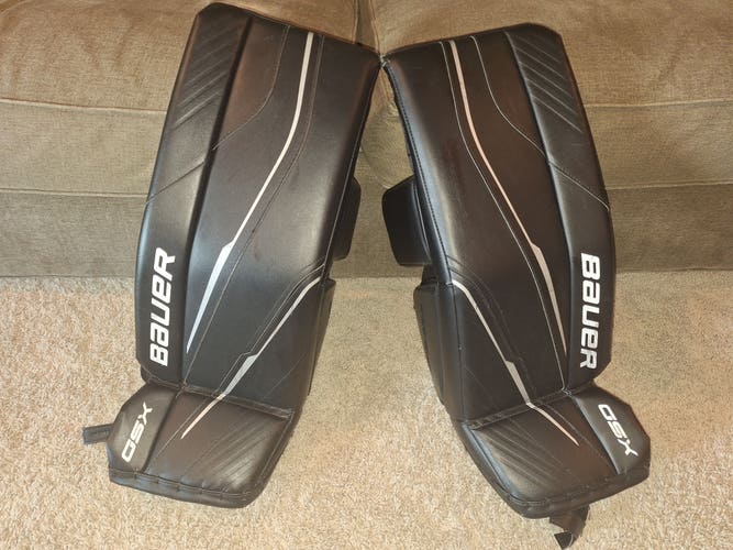 Used 26" Small/Petit 2022 Bauer GSX Goalie Leg Pads