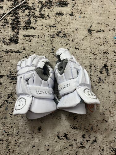 Used  Warrior 13" Burn XP Lacrosse Gloves